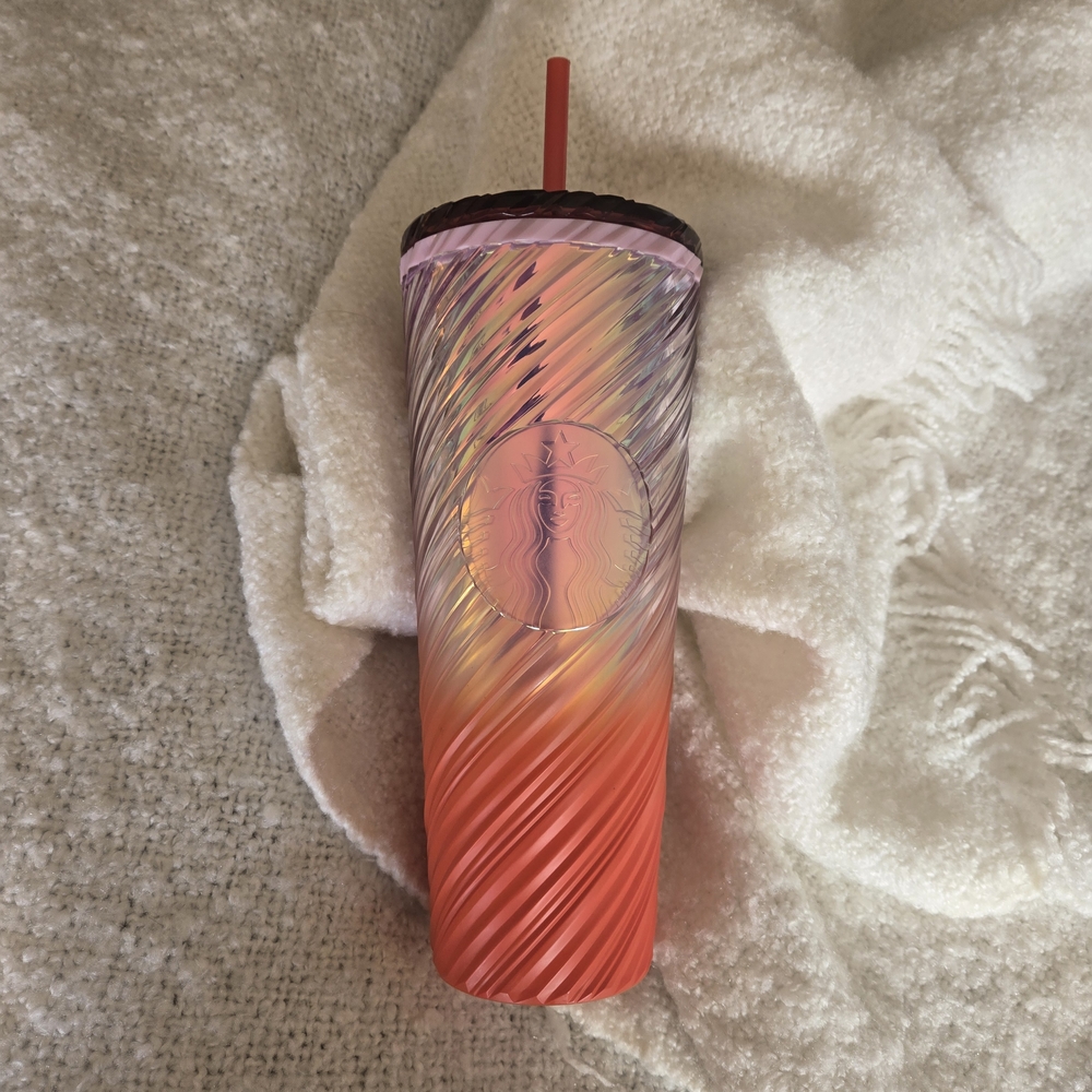 Starbucks Iridescent Red Tumbler. BRAND NEW WITH TAGS